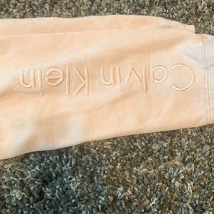 calvin klein pink sweat pants